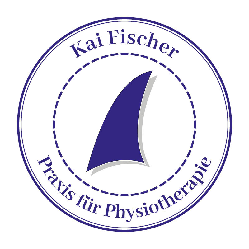 Logo-rund-kai-fischer Rundes Praxis-Logo von Physiotherapeut Kai Fischer für Physiotherapie
